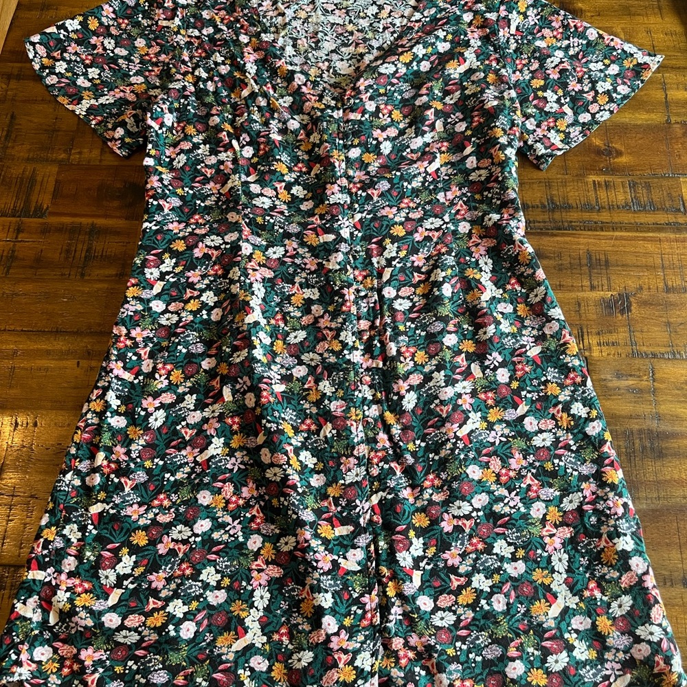 Roxy Black Floral Dress
